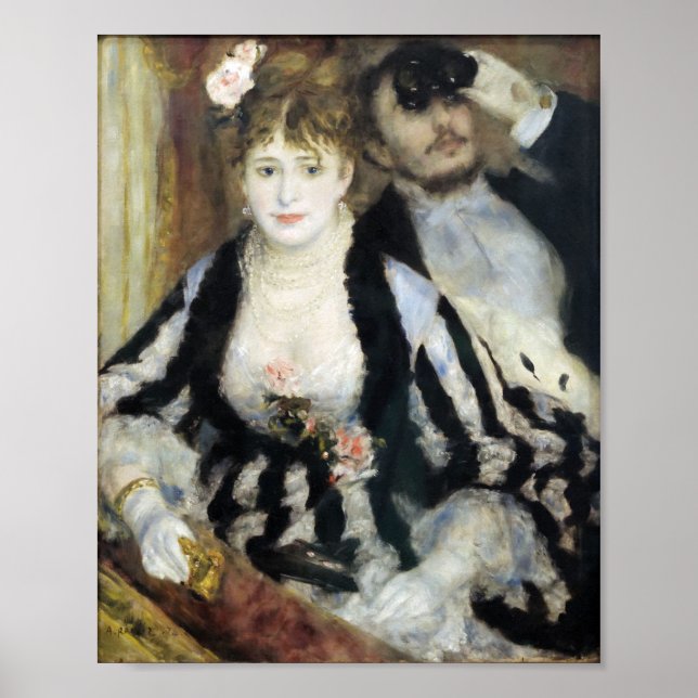 Die Lodge von Pierre-Auguste Renoir Poster (Vorne)