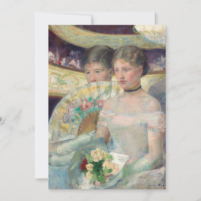 Die Loge | Mary Cassatt (Vorderseite)