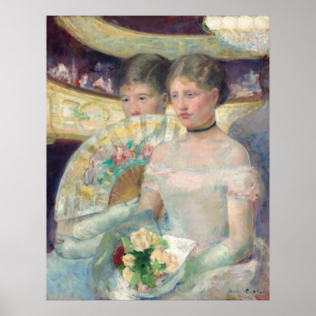 Die Loge - Mary Cassatt Fine Art Poster (Vorne)