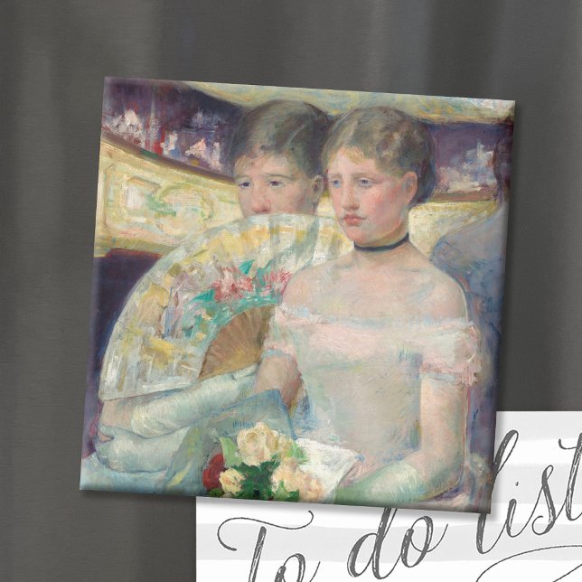 Die Loge | Mary Cassatt Magnet (Von Creator hochgeladen)