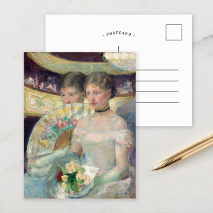 Die Loge Mary Cassatt Postkarte