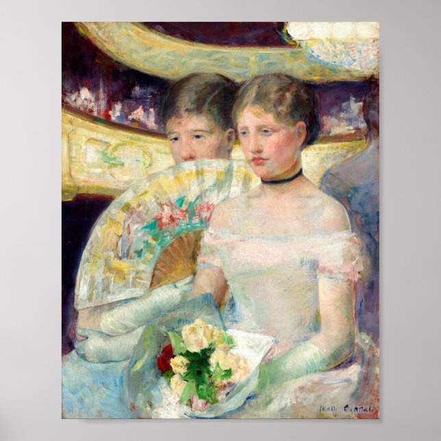 Die Loge von Mary Cassatt Poster (Vorne)
