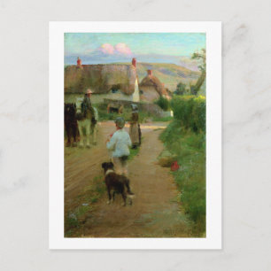 Die Loiter, 1888 (Öl auf Leinwand) Postkarte