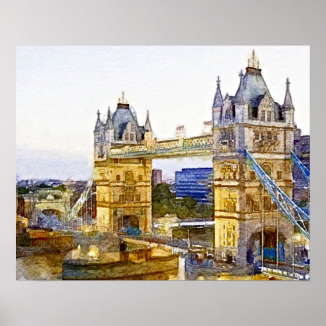 Die Londoner Brücke Poster (Vorne)