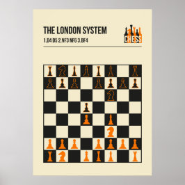 Die Londoner Schachvorstellung Poster