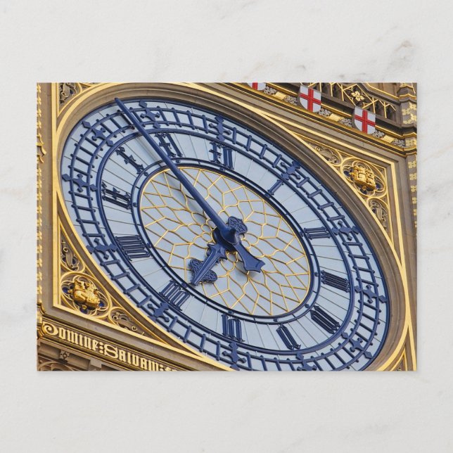 Die Londoner Uhr sieht sich nahen Postkarten gegen (Vorderseite)