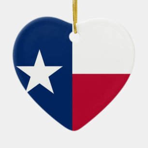Die Lone Star Flag Texas-Flagge Keramikornament