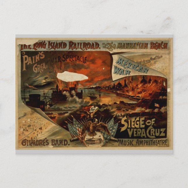 Die Long Island Eisenbahn Postkarte (Vorderseite)