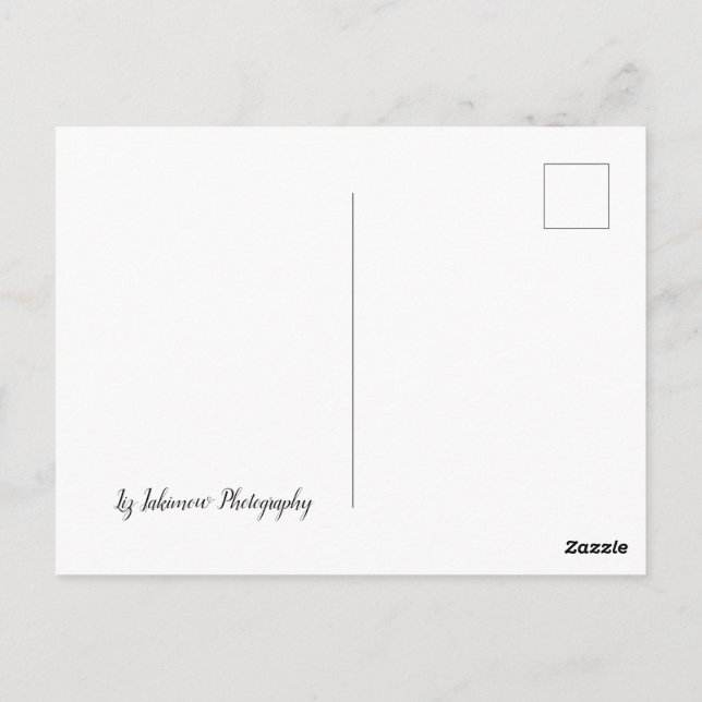 Die Long Road Zuhause - Auto auf der Autobahn Postkarte (Rückseite)