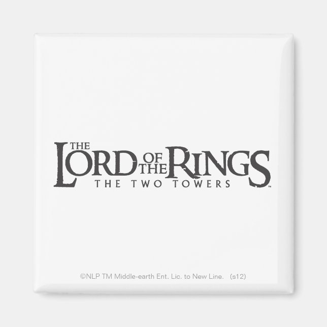 DIE LORD DES RINGS-Horizontallogos Magnet (Vorne)