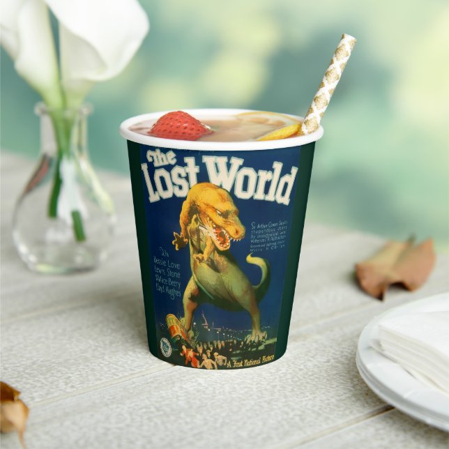 Die Lost World Papierschaale Pappbecher (In Situ)