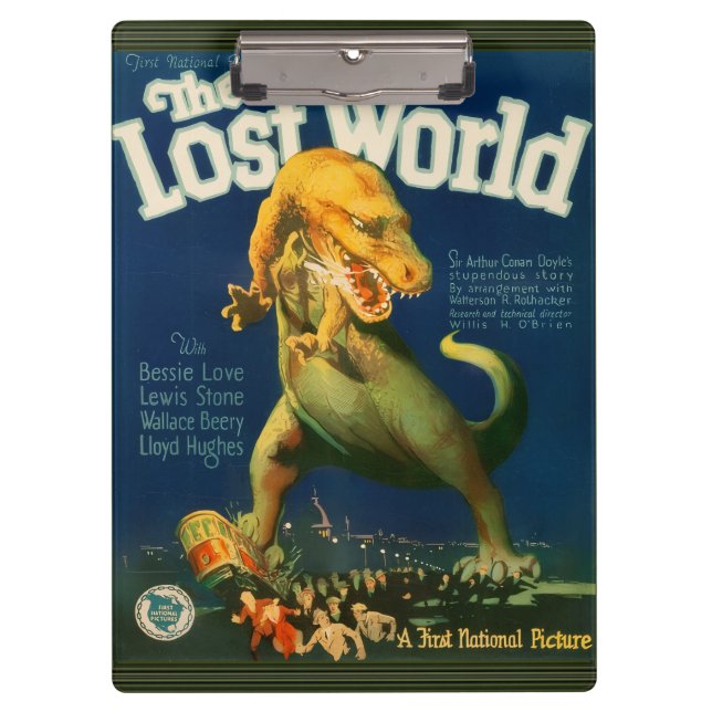 Die Lost World-Schreibtischunterlage Klemmbrett (Vorderseite)