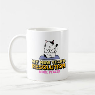 Die Lösung für mehr Frieden im neuen Jahr Kaffeetasse
