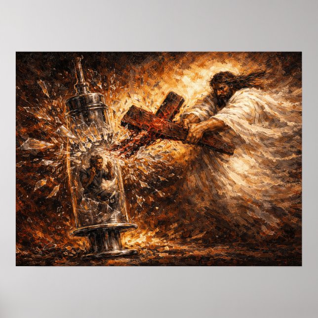 Die Lösung: Göttliche Spritzenrettungskunst Poster (Vorne)