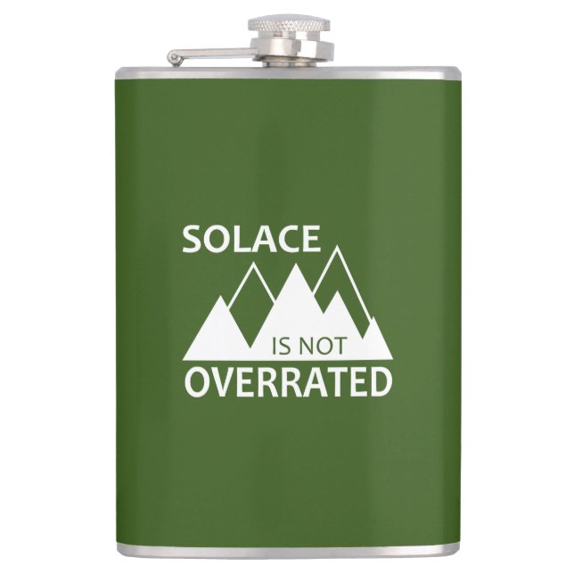 Die Lösung ist nicht übertrieben Flachmann (Vorderseite)