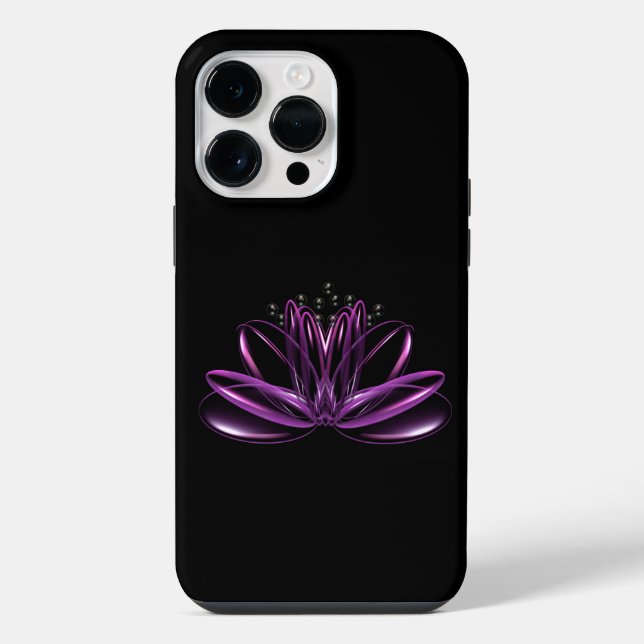Die Lotus-Blume iPhone Hülle (Rückseite)