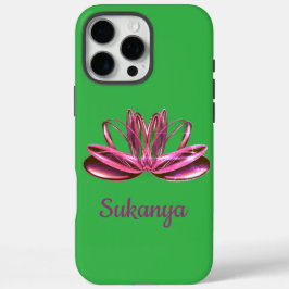 Die Lotus-Blume personalisiert iPhone 16 Pro Max Hülle