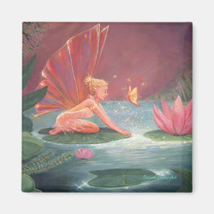 Die Lotus-Teich-Fee Magnet