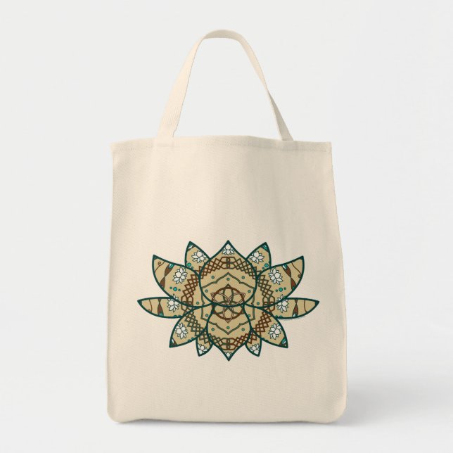 Die Lotus Tote Tasche (Vorne)