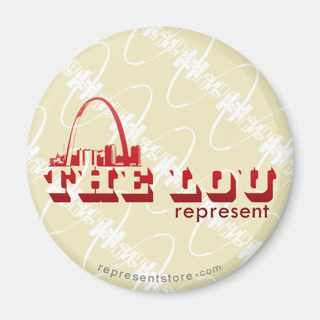 Die Lou St. Louis Vertretung Magnet (Vorne)