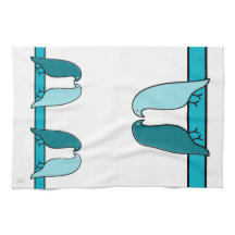 Die Lovebirds in Aqua und Aquamarin in White