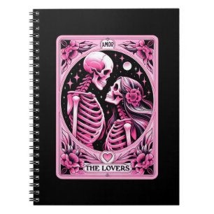 Die Lovers Tarot Card Notebook Collection Notizblock