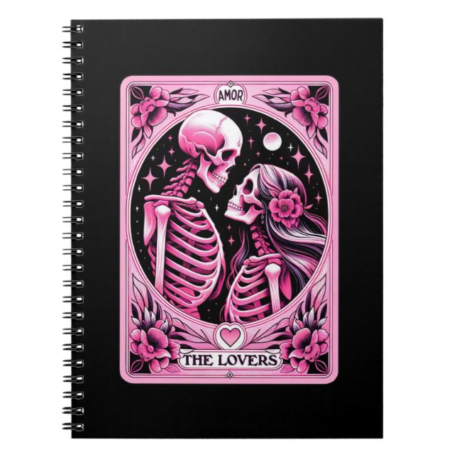 Die Lovers Tarot Card Notebook Collection Notizblock (Vorderseite)