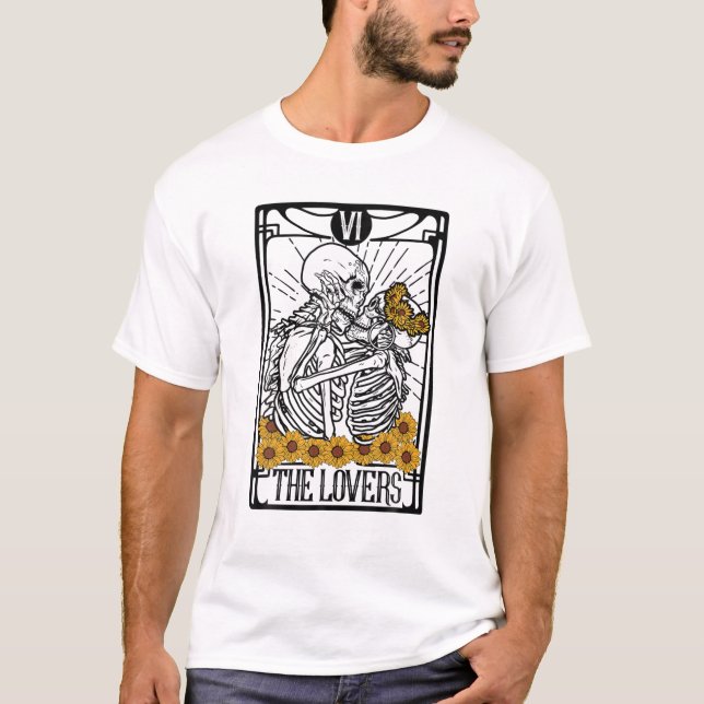Die Lovers Tarot Card Reading Hexenhalle T-Shirt (Vorderseite)