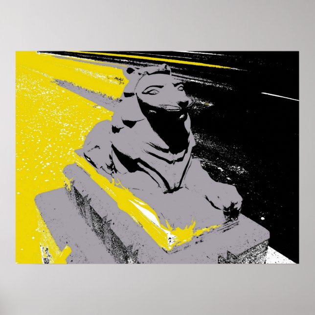 Die Löwen der Prospektspitze Poster (Vorne)