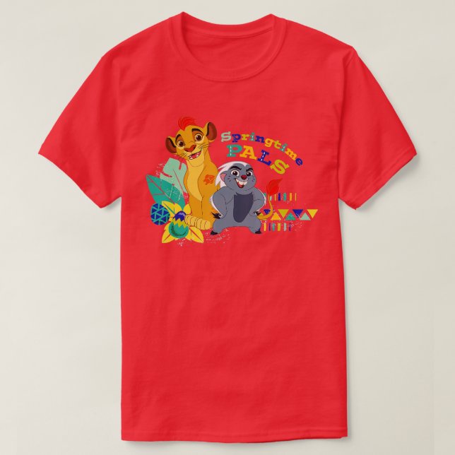 Die Löwengarde springtime Pals Osterfeier T-Shirt (Design vorne)