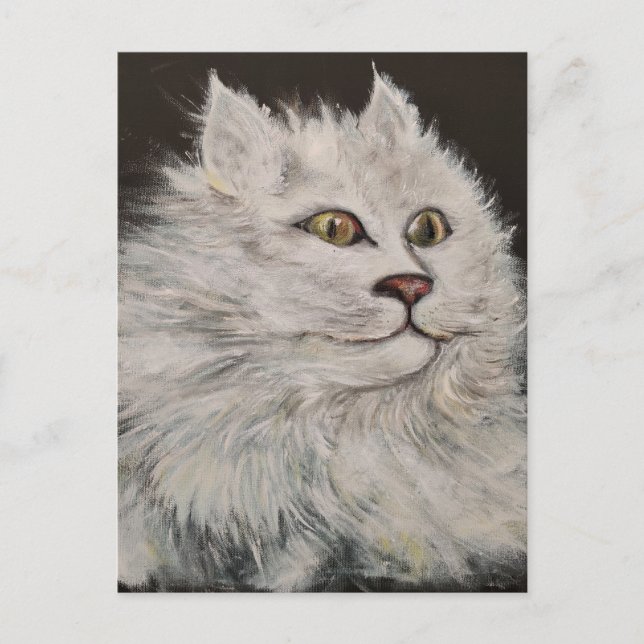 Die Löwenkatze Postkarte (Vorderseite)