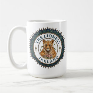 Die Löwin. Irland Kaffeetasse