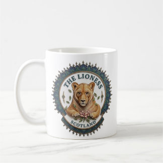 Die Löwin. Schottland Kaffeetasse