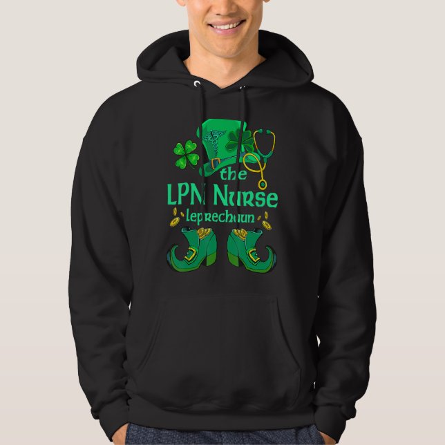 Die Lpn Nurse Leprechaun St Patricks Day T-Shirts  (Vorderseite)