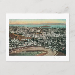 Die Luft der Stadt aus den Zwillingsspitzen Postkarte