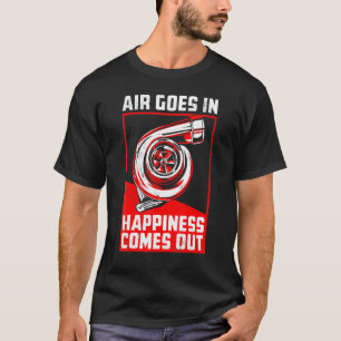 Die Luft wird glücklich, wenn Turbo Car Racing läu T-Shirt