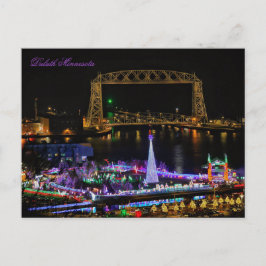 Die Luftseilbrücke und Bentleyville Minnesota Postkarte