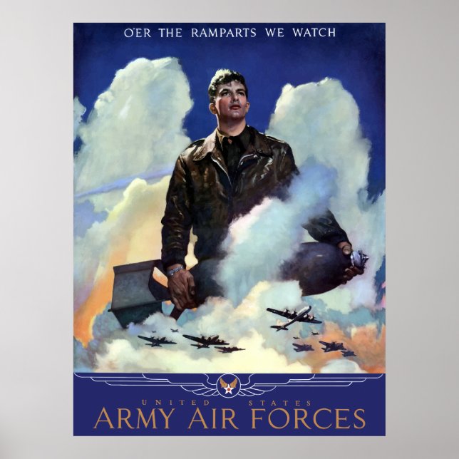 Die Luftstreitkräfte der Armee Poster (Vorne)