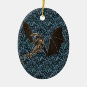 Die Lüge des Drachen Keramikornament
