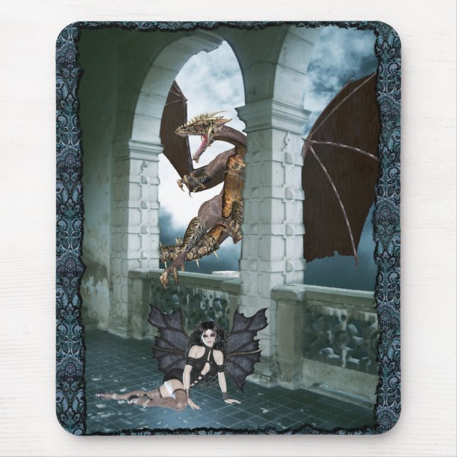 Die Lüge des Drachen Mousepad (Vorne)