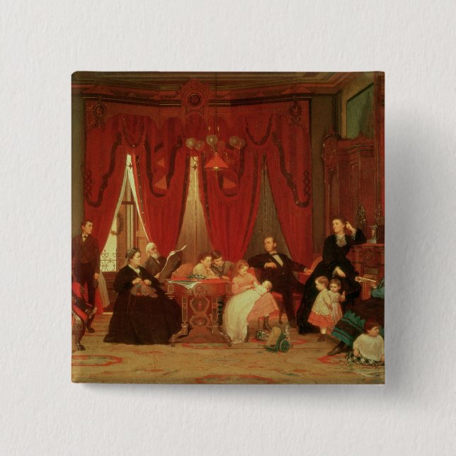 Die Luken-Familie, 1870-71 Button (Vorderseite)