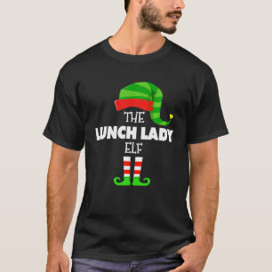 Die LUNCH LADY ELF Group passt Familie Weihnachten T-Shirt
