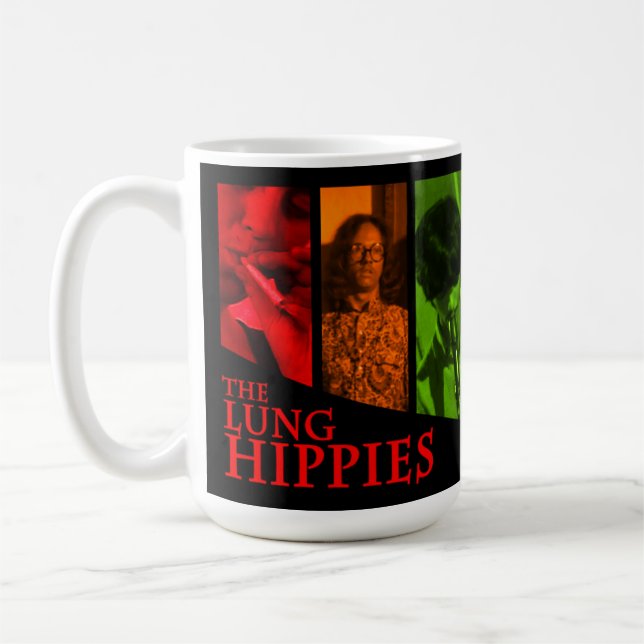 Die Lung-Hippies Kaffeetasse (Links)