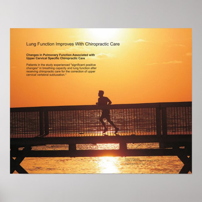 Die Lungenfunktion verbessert sich mit der Chiropr Poster (Vorne)