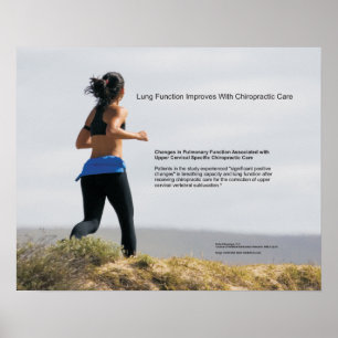 Die Lungenfunktion verbessert sich mit der Chiropr Poster