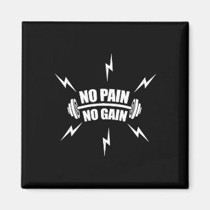 Die lustige Bodybuilding ohne Schmerz, ohne Schmer Magnet