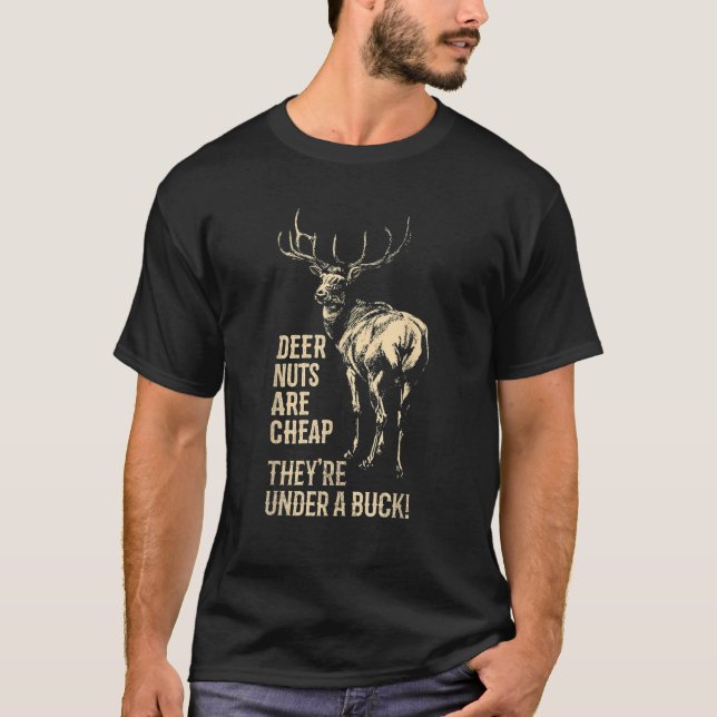 Die lustige Jagd auf Hirschnupfen ist billig. T-Shirt (Vorderseite)