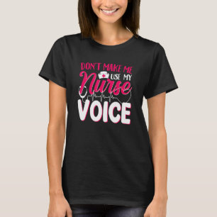 Die lustige Krankenschwester lässt mich meine Kran T-Shirt