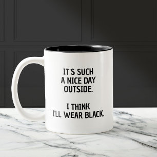 Die lustige Minimalistische Tasse für Moody