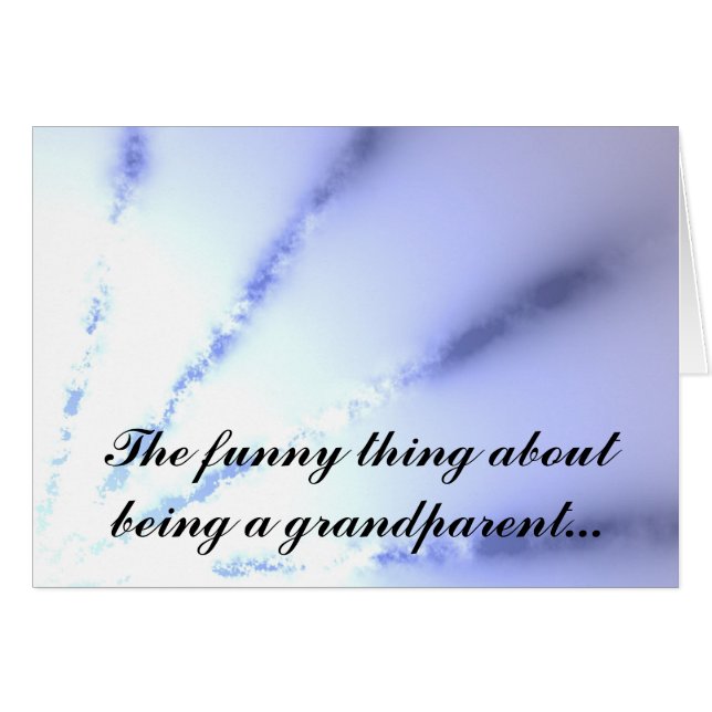Die lustige Sache über Sein ein Großvater (Vorderseite (Horizontal))